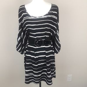 Express Cold Shoulder Tunic Dress